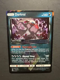 Pokemon TCG Sm-Ultra Prism Darkrai Prism Star #77/156 Prism Rare Holo - Image 5
