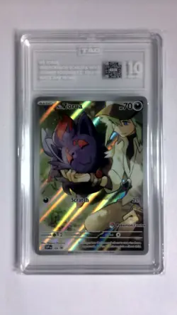 Pokemon N's Zorua 189 Pokemon Center Promo TAG 10 - Image 1