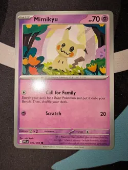 Mimikyu 042/094 Common Phantasmal Flames Pokemon Near Mint - Image 1