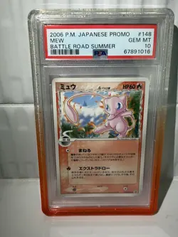 2006 Pokemon Japanese Promo "FIRE MEW" Battle Road Summer 148 PSA 10 - POP 80! - Image 3