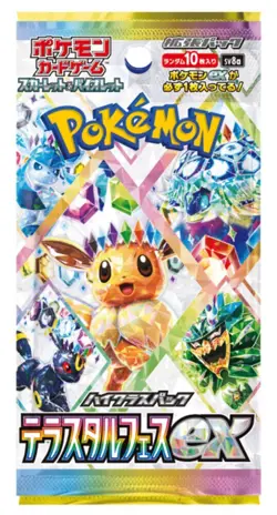 POKEMON TCG TERASTAL FESTIVAL EX BOOSTER BUSTINA DA 10 CARTE JAP GIAPPONESE - Image 1