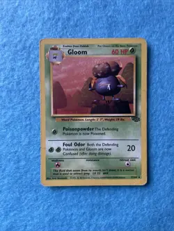Pokemon TCG Gloom 37/64 Jungle Unlimited - LP/NM English 1999 - Image 1