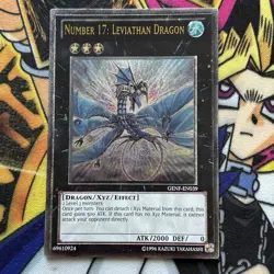 Number 17: Leviathan Dragon GENF-EN039 LP Ultimate Rare 1st Edition Yu-Gi-Oh - Image 1