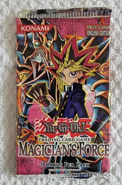 ONE (1) Yu-Gi-Oh Magician’s Force Booster Pack UNLIMITED Ed MFC Unweighed - Image 1