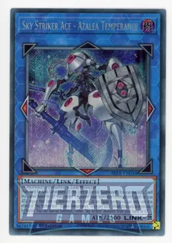 Yugioh BLTR-EN044 Sky Striker Ace - Azalea Temperance Secret Rare 1st Ed NM/LP - Image 1
