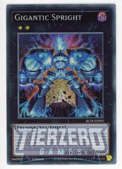 Yugioh BLTR-EN091 Gigantic Spright Secret Rare 1st Edition NM/LP - Image 1