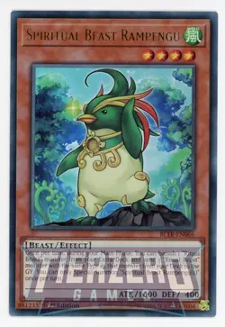 Yugioh BLTR-EN066 Spiritual Beast Rampengu Ultra Rare 1st Edition NM/LP - Image 1