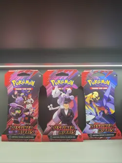 Pokemon TCG - Scarlet & Violet - Destined Rivals Single Sleeved Booster 4x Pack - Image 1