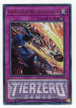 Yugioh BLTR-EN113 Branded Retribution Ultra Rare 1st Edition NM/LP - Image 1