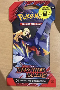 1 x Sleeved Pokemon Destined Rivals Booster Packs New - Image 2