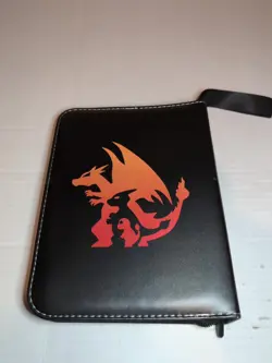 Black Binder Charizard 4-Pocket Holder Binder for Pokemon Cards With 50 Sheets - Image 3