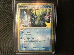 Pokemon Celebrations Mimikyu (Delta Species) SWSH136 Sword & Shield Promo - NM - Image 2