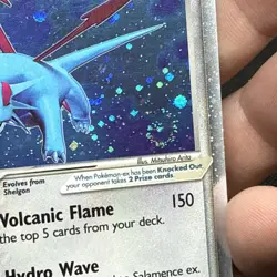 Pokemon 2007 Salamence EX Powerkeepers Holo 96/108 Swirl - Image 3