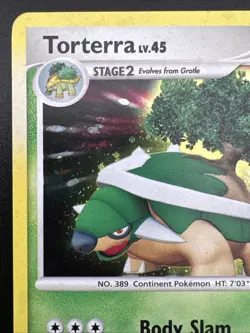 Torterra 17/130 Pokemon Diamond and Pearl Holo Fart Swirl DMG - Image 5