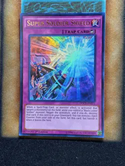 Yugioh Super Soldier Shield DOCS-EN071 Ultra Rare 1st Ed NM - Image 1