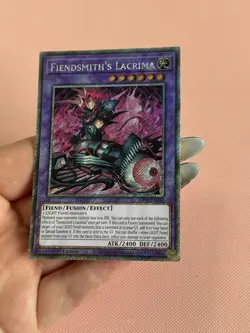 Fiendsmith's Lacrima ra05-en038 (NEW) Platinum-Secret Rare Yu-Gi-Oh! - Image 1