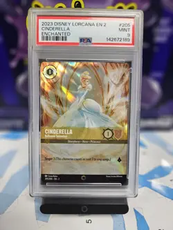 Cinderella - Ballroom Sensation (Enchanted) 205/204 PSA 9 MINT DISNEY LORCANA - Image 1