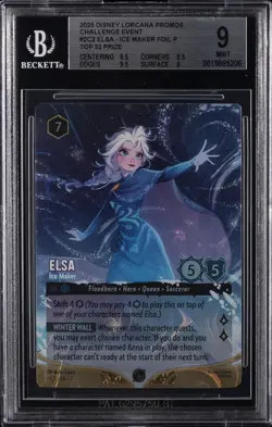 2025 DISNEY LORCANA PROMOS #2C2 ELSA - ICE MAKER FOIL P BGS 9 - Image 1