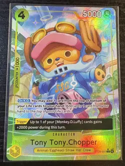 Tony Tony Chopper ST29-007 Parallel Starter Deck Promo One Piece Card English - Image 1