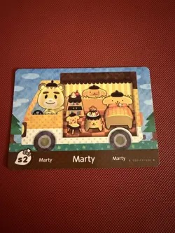 Animal Crossing Amiibo Card Hello Kitty Marty - Image 1