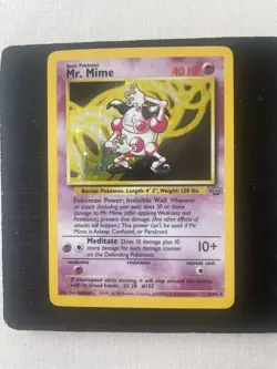 Pokemon - Mr. Mime Holo - 6/64 - Jungle - Rare Card - LP - Image 1