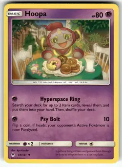 Hoopa 54/131 SM - Forbidden Light NM Pokemon Card TCG - Image 1