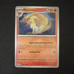 Pokemon Ninetails 019/132 Me01: Mega Evolution Common Regular Basic 70 HP Card - Image 1