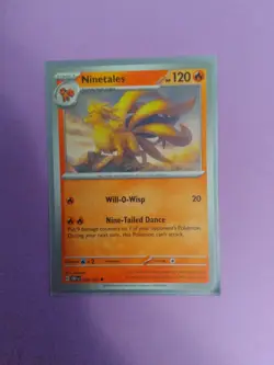 Obsidian Flames Ninetails 029/197 2023 Uncommon Rarity Pokemon TCG Card - Image 1