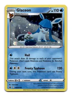 Glaceon - - SWSH192 SWSD: SWSH: Sword & Shield Promo Cards Promo Holo LP - Image 1