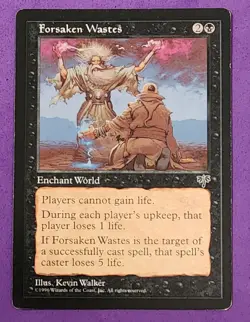 MTG Magic The Gathering - Forsaken Wastes - Mirage LP some edge wear - Image 1