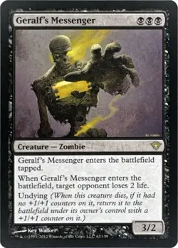 Geralf's Messenger (#63) - Dark Ascension - MTG Magic: The Gathering - LP - Image 1