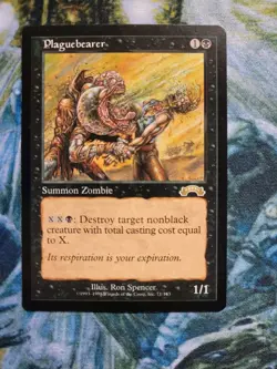 Plaguebearer X1 Exodus Mtg Magic the Gathering - VERY LIGHT PLAY/NEAR MINT - Image 3