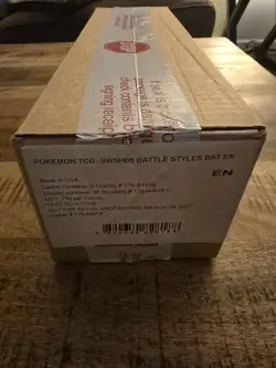 Pokemon TCG: SWSH05 - Battle Styles Booster Box Case [Sealed] FIRST PRINT RUN! - Image 1