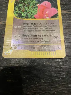 Lickitung 90/147 Reverse Holo Pokemon Aquapolis 2002 Wotc Vintage Holo MP - Image 3