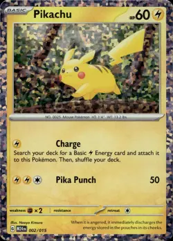 PIKACHU 002/015 HOLO PROMO MCDONALD'S PROMOS 2024 POKEMON NM/M - Image 1