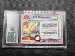 CGC 10 GEM MINT PIDGEOTTO # 17 Topps Chrome HOLO RARE Series 1 Pokemon - Image 3