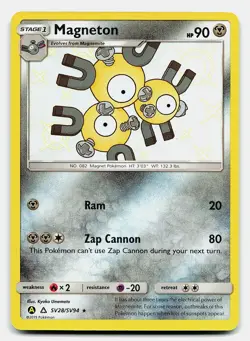 MAGNETON HIDDEN FATES SHINY VAULT SV28/SV94 NM SHINY RARE POKEMON HOLO - Image 2