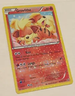 Pokemon TCG Growlithe RC4/RC25 Radiant Collection Reverse Holo 80 HP English - Image 4