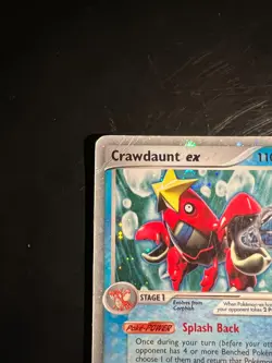 2005 Pokemon Crawdaunt ex #99/110 Holon Phantoms DAMAGED SWIRL Ultra Rare - Image 5