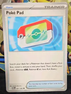 Pokemon Poke Pad Trainer Item POR 081/088 113/088 Regular Holo English Lot 3 - Image 3