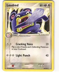 Loudred Uncommon Pokemon TCG Hidden Legends 39/101 LP - Image 1