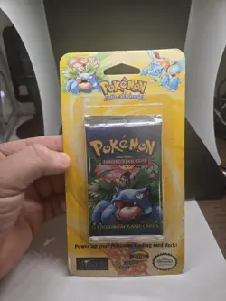 1999 TCG WOTC POKEMON BASE SET UNLIMITED BOOSTER PACK SEALED BLISTER VENUSAUR - Image 4