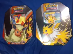 Pokemon Jolteon V and Flareon V Factory Sealed Tins 2021 - Image 1