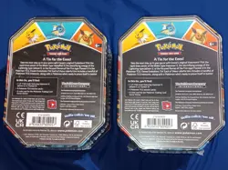 Pokemon Jolteon V and Flareon V Factory Sealed Tins 2021 - Image 2