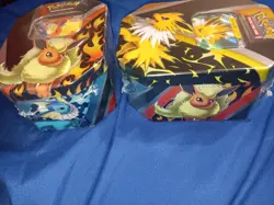 Pokemon Jolteon V and Flareon V Factory Sealed Tins 2021 - Image 5