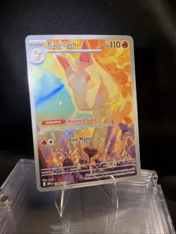 Pokemon TCG Destined Rivals Rapidash #189/182 Illustration Rare - Image 1