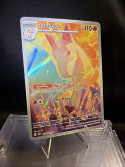 Pokemon TCG Destined Rivals Rapidash #189/182 Illustration Rare - Image 2