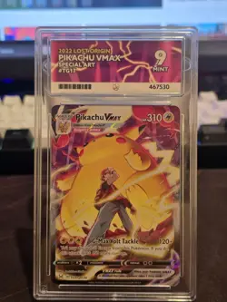 Pokemon TCG Pikachu VMAX Lost Origin Trainer Gallery TG17/TG30 - ACE 9 - Image 1