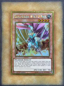 Yugioh Celtic Gaurd of Noble Arms MVP1-ENG48 G0ld Rare 1st Ed NM - Image 1