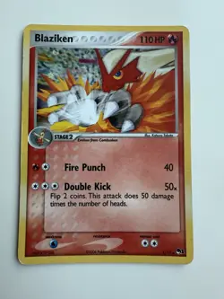 Blaziken HOLO RARE 1/17 Pop Series 1 Pokemon Card 2004 - Image 1